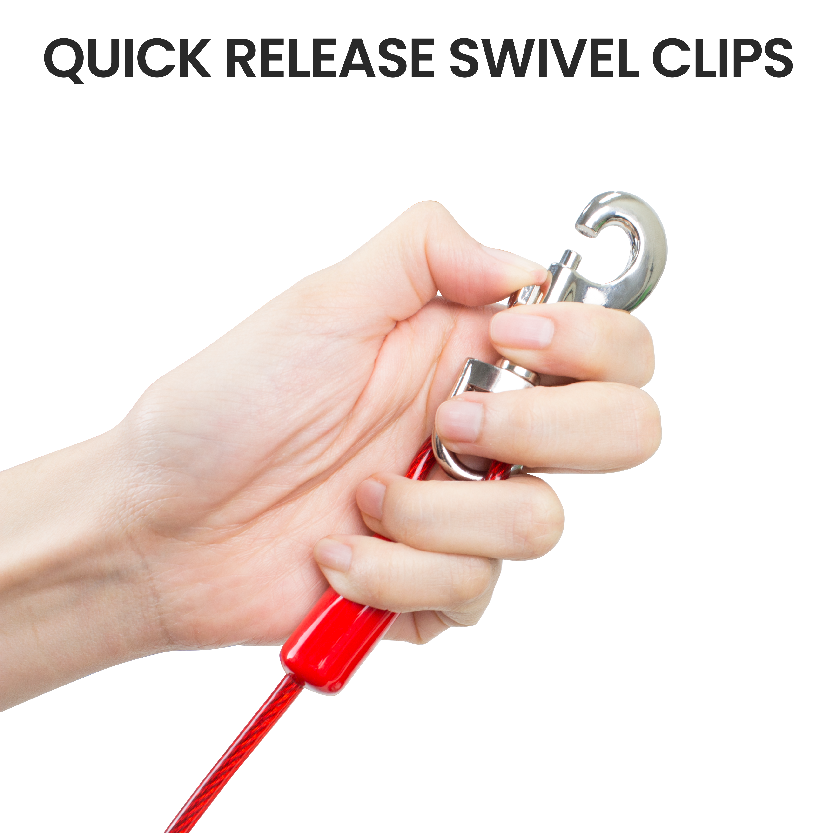 Close Up View with Clip in Hand